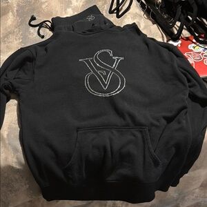 Victoria's Secret Black Hoodie and pants set